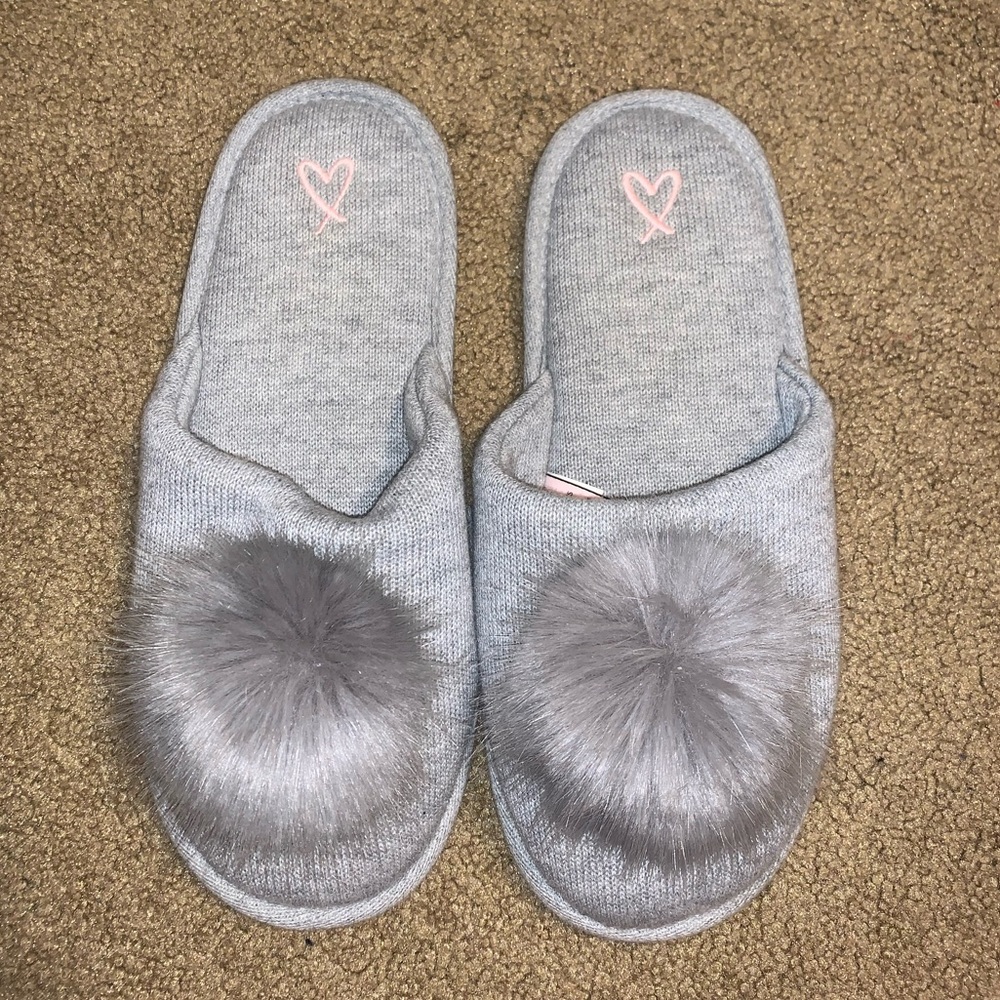 Victoria’s Secret Pom-pom Slippers